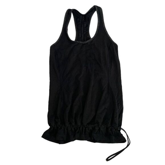 Lululemon Lot of 2 Tank Tops Black No Limits Tank & Run Energy Tank Gym Size 4-6 - Picture 4 of 10